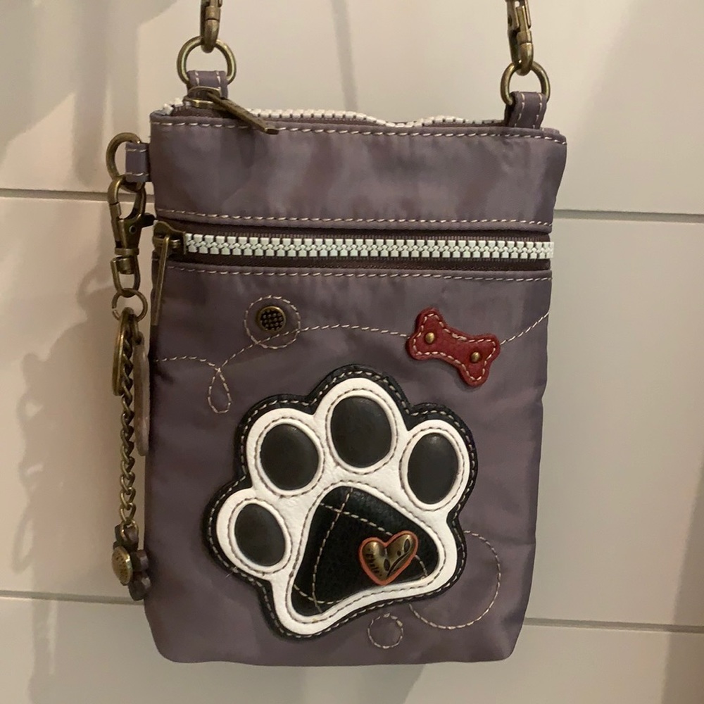 Chala Cell Phone Crossbody Paw Print